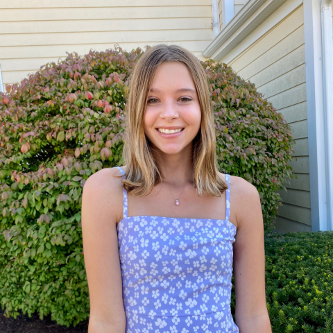 Photo of Charlotte Stansbury, a Spring 2021 Prevention Innovations Research Center intern who is working on communications.